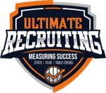 Ultimate Recruiting Logo Logo - Orange and Blue